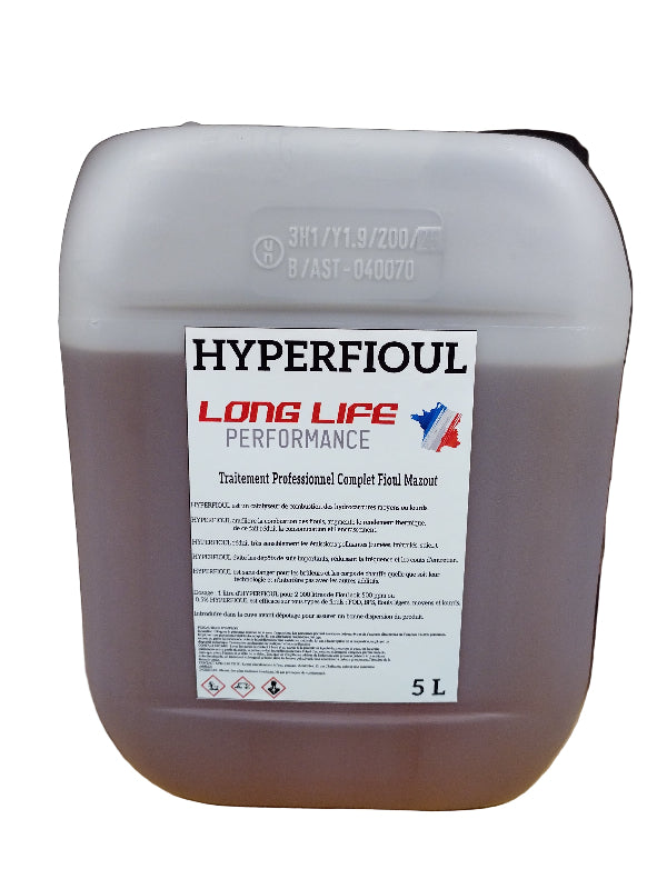 HYPERFIOUL Catalyseur de Combustion pour Fiouls 10000L 5L réf LLP022