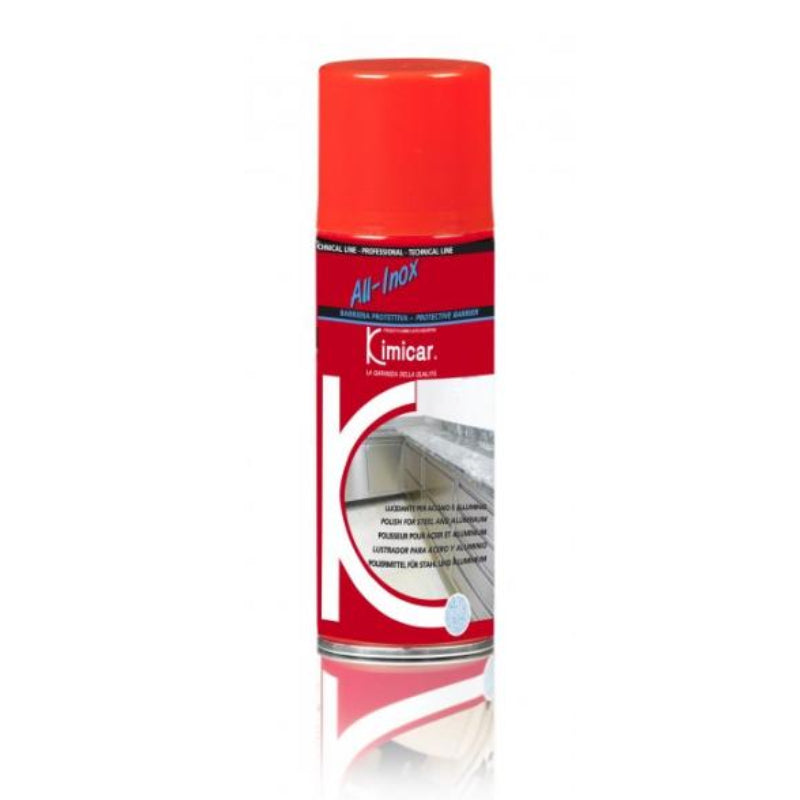 Lot de 2 - Rénovateur nettoyant alu inox professionnel ALL INOX 400ml Kimicar réf 235
