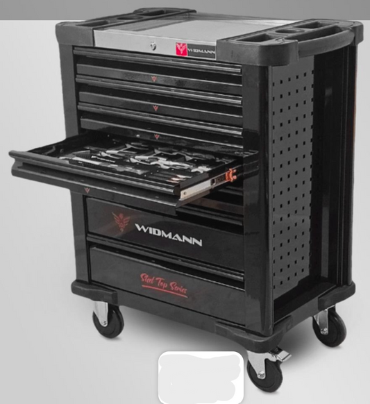 Servante d’atelier WIDMANN 7 tiroirs 6 remplis d’outils Serie 2025