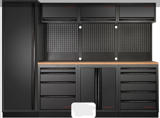 MOBILIER D'ATELIER 4 ELEMENTS KRAFTWERK 3964B-BLK HETRE BLACK