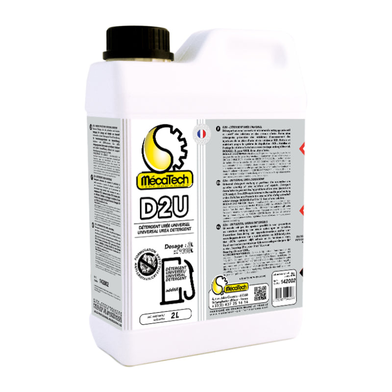 D2U Traitement Détergent Anti-Cristaux Protection & Performance pour le liquide ADBLUE 2L/1000L