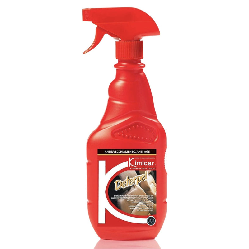 Lot de 2 - Nettoyant hydratant cuir naturel DETERPEL 500ml KIMICAR