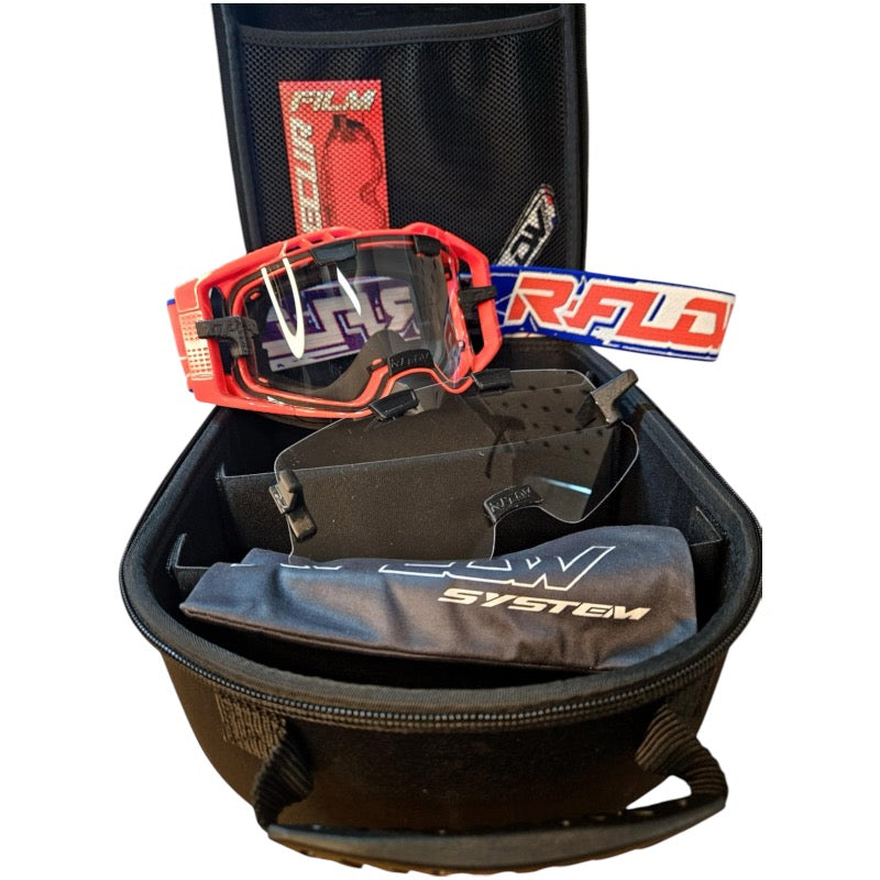 Nouveau PACK GP : Masque GP BBR RED + Box de rangement + 1 SECUR + 1 Ecran Light Sensitive R-FLOW