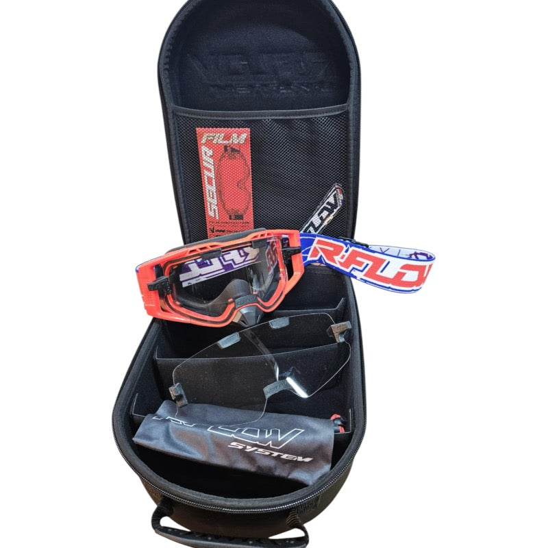 Nouveau PACK GP : Masque GP BBR RED + Box de rangement + 1 SECUR + 1 Ecran Light Sensitive R-FLOW