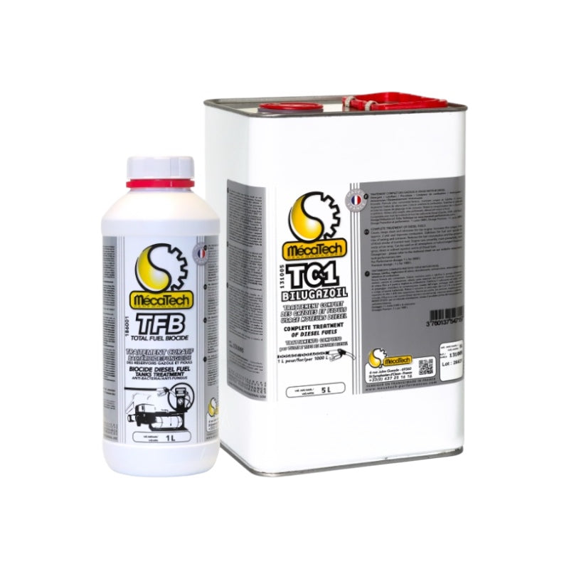 KB5001 KIT BIOCIDE CUVE DE GAZOIL/ GNR/ FIOUL DE 2500 à 5000 Litres MECATECH REF KB5001