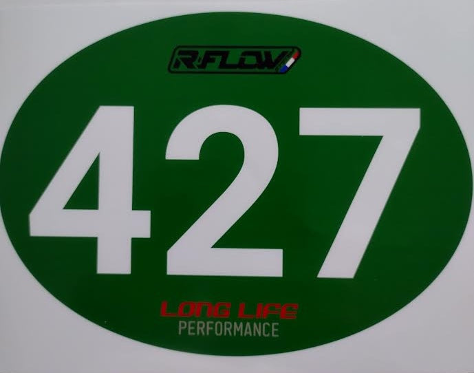 Autocollants numéro de course CROSS ENDURO - Frais de port offert - Long Life Performance -