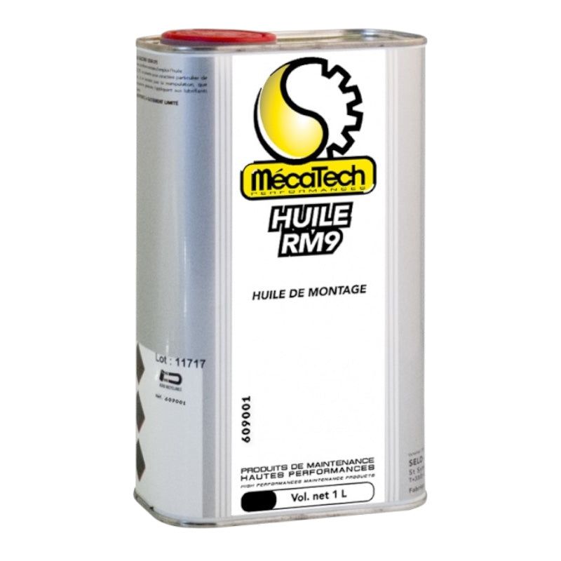 HUILE RM9 Huile de montage Bidon de 1 litres Mecatech réf 609001