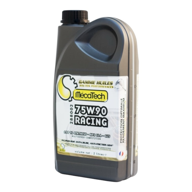 GXS 75w90 Racing Huile boites et ponts - Bidon de 2 litres Mécatech Réf.288002