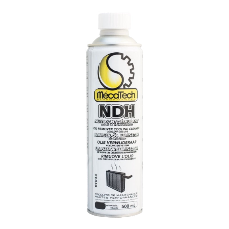 Nettoyant Déshuilant avant vidange radiateur NDH Dose de 500 ml MECATECH MT034