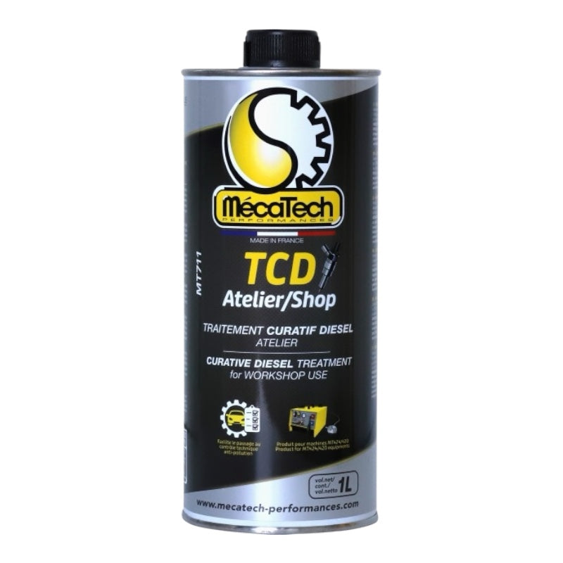 Curatif Diesel TCD ATELIER/SHOP Bidon de 1 Litre MECATECH Réf. MT711