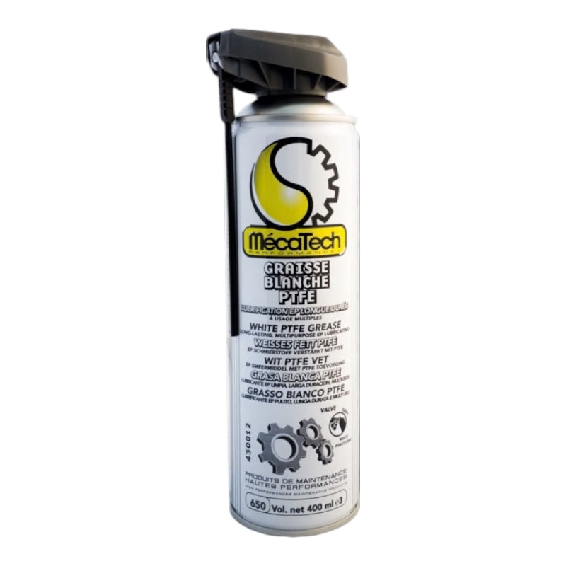 GRAISSE BLANCHE PTFE professionnel Aérosol 650/400 Réf. 430012