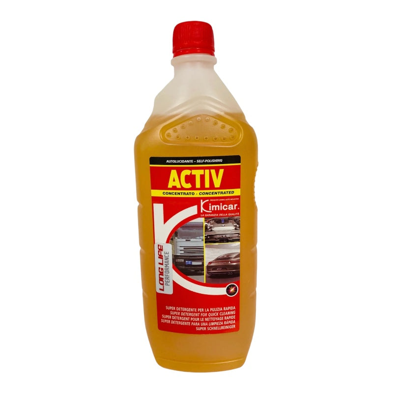 Nettoyant à diluer Super Détergent Actif Auto-Polissant Voiture Moto... Professionnel ACTIV 1L KIMICAR