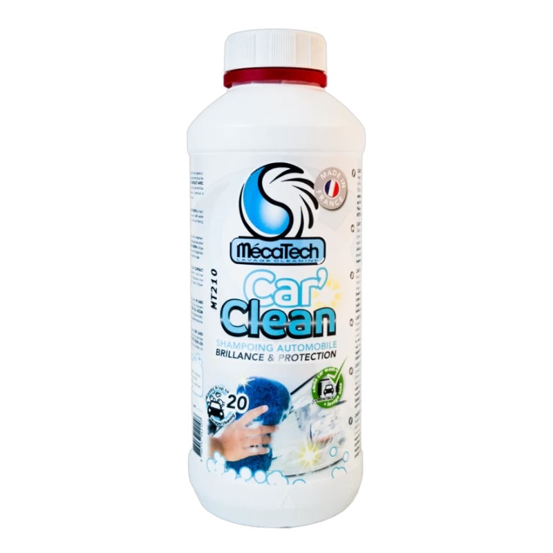Car'Clean Shampoing carrosserie nettoyant de véhicule 1L mecatech MT210