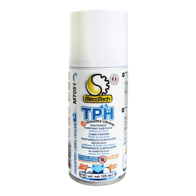 TPH Air frais Désinfectant Auto-percutant One Shot Aérosol Désodorisant Professionnel 210 / 125 ml - MT051