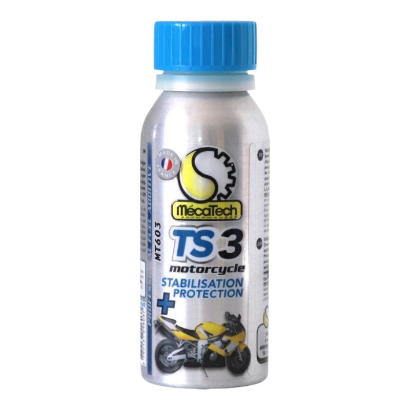 Stabilisateur Protecteur Hivernage Moto Quad Ssv TS3 MOTO Dose 120mL MECATECH MT603