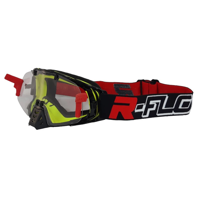 Masque MT4 R-FLOW anti buée et aéré - moto vélo jet quad - FULL PACK