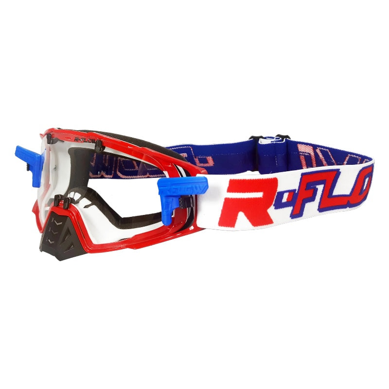 Masque MT4 R-FLOW anti buée et aéré - moto vélo jet quad - FULL PACK