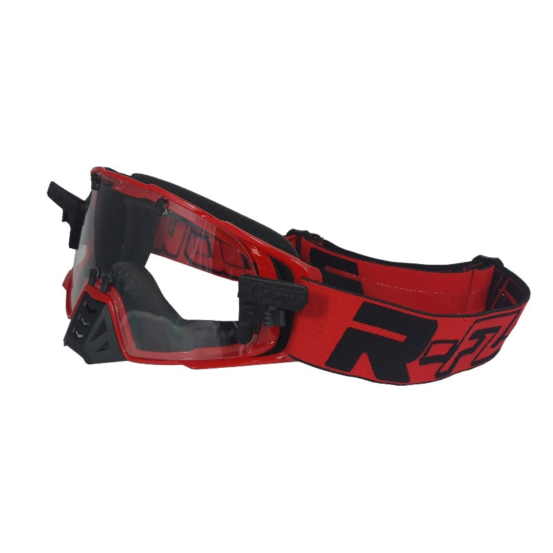 Masque MT4 R-FLOW anti buée et aéré - moto vélo jet quad - FULL PACK