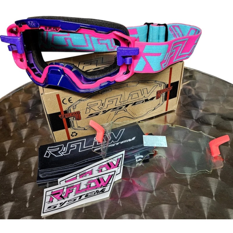 Masque NEXT LIMITED EDITION - R FLOW Violet & Rose Fluo