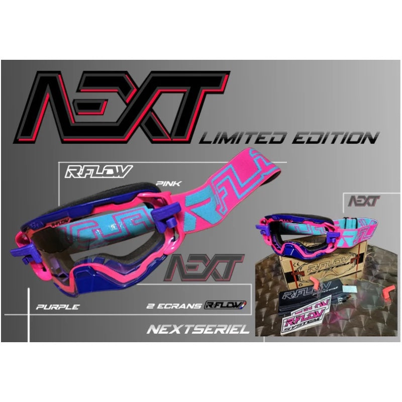 Masque NEXT LIMITED EDITION - R FLOW Violet & Rose Fluo