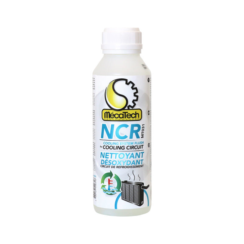 Nettoyant Désoxydent avant vidange radiateur NCR Dose de 250 ml MECATECH Réf. MT031