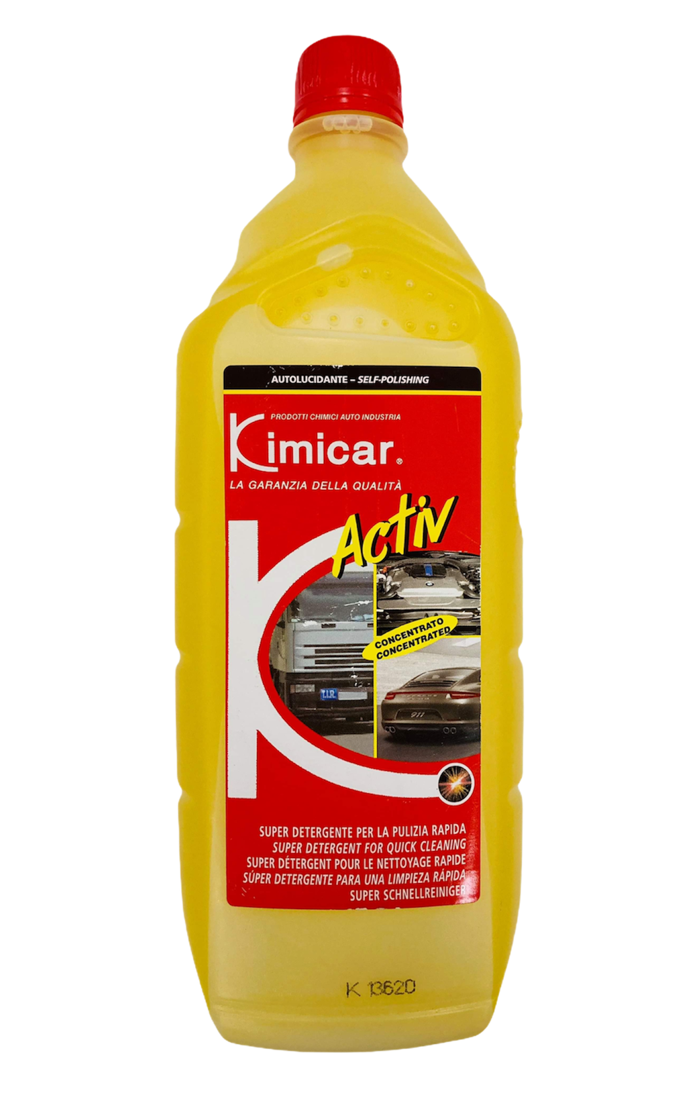 Lot de 12 - ACTIV 1L Nettoyant à diluer Super Détergent Actif Auto-Polissant Voiture Moto... KIMICAR