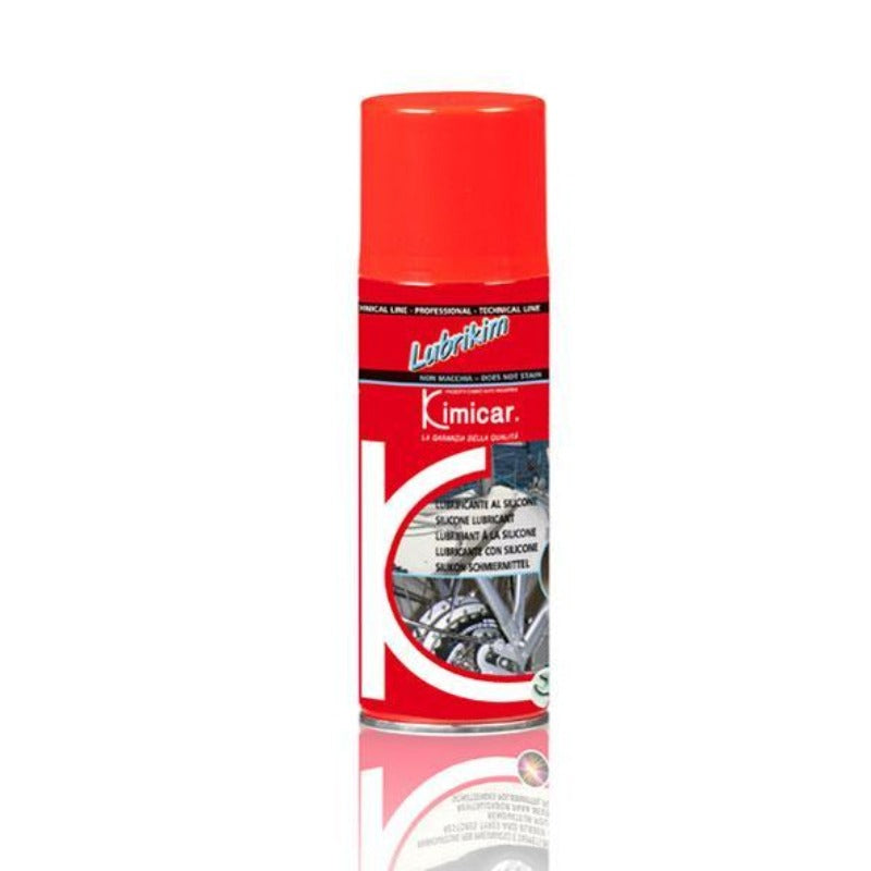 Lot de 2 - Lubrifiant chaine au silicone incolore LUBRIKIM 400ml Kimicar