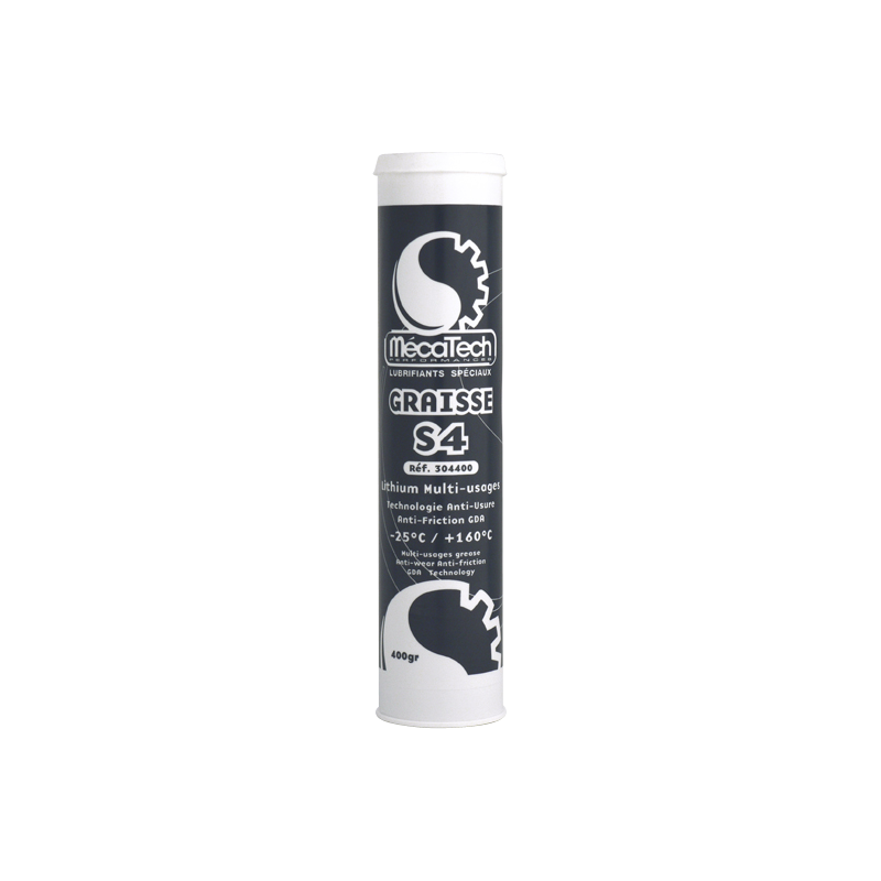 Graisse S4 EVOLUTION -25/160°C Cartouche de 400g MECATECH 304400
