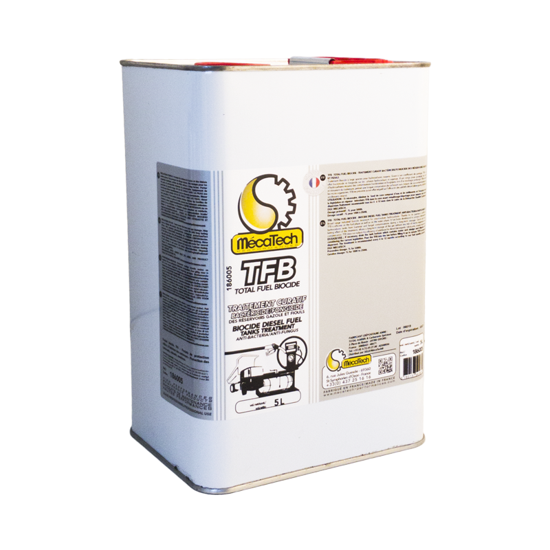 TFB traitement gasoil fioul GNR Bactéricide BIOCIDE Bidon de 5L