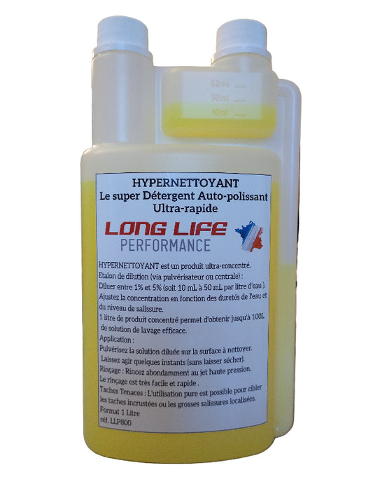 HYPERNETTOYANT Le Super Détergent Auto-Polissant Ultra-Rapide 1L doseur LLP800