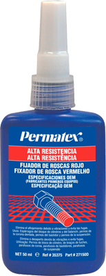 Permatex® High Strength Threadlocker Red frein filet Fort Pro