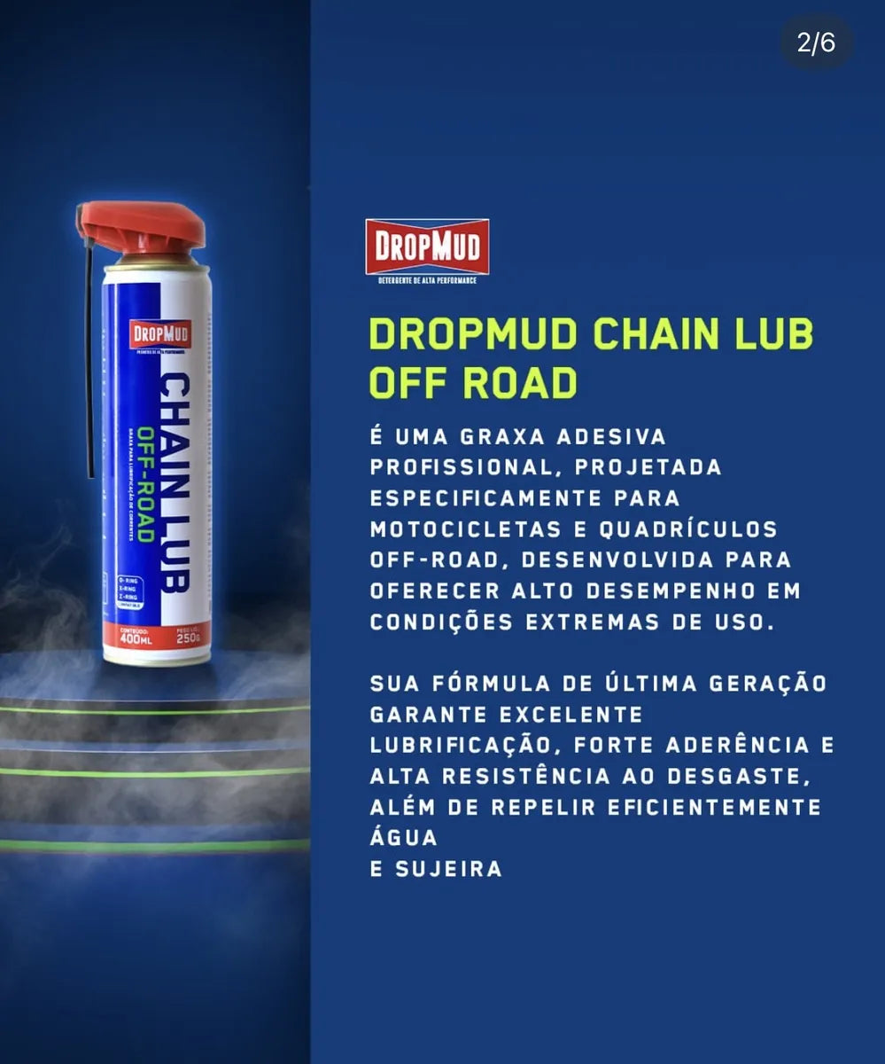 Lubrifiant pour chaînes 400ML DROPMUD
