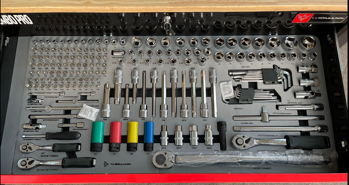 SERVANTE XXL JUMBO PRO 13 TIROIRS 11 REMPLIS