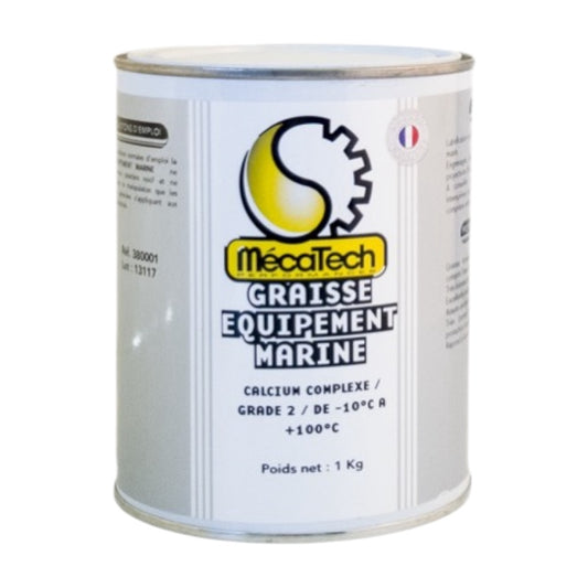 Graisse Équipement Marine -10/+100 °C Professionnel Boîte de 1 Kg Mecatech Réf. 380001