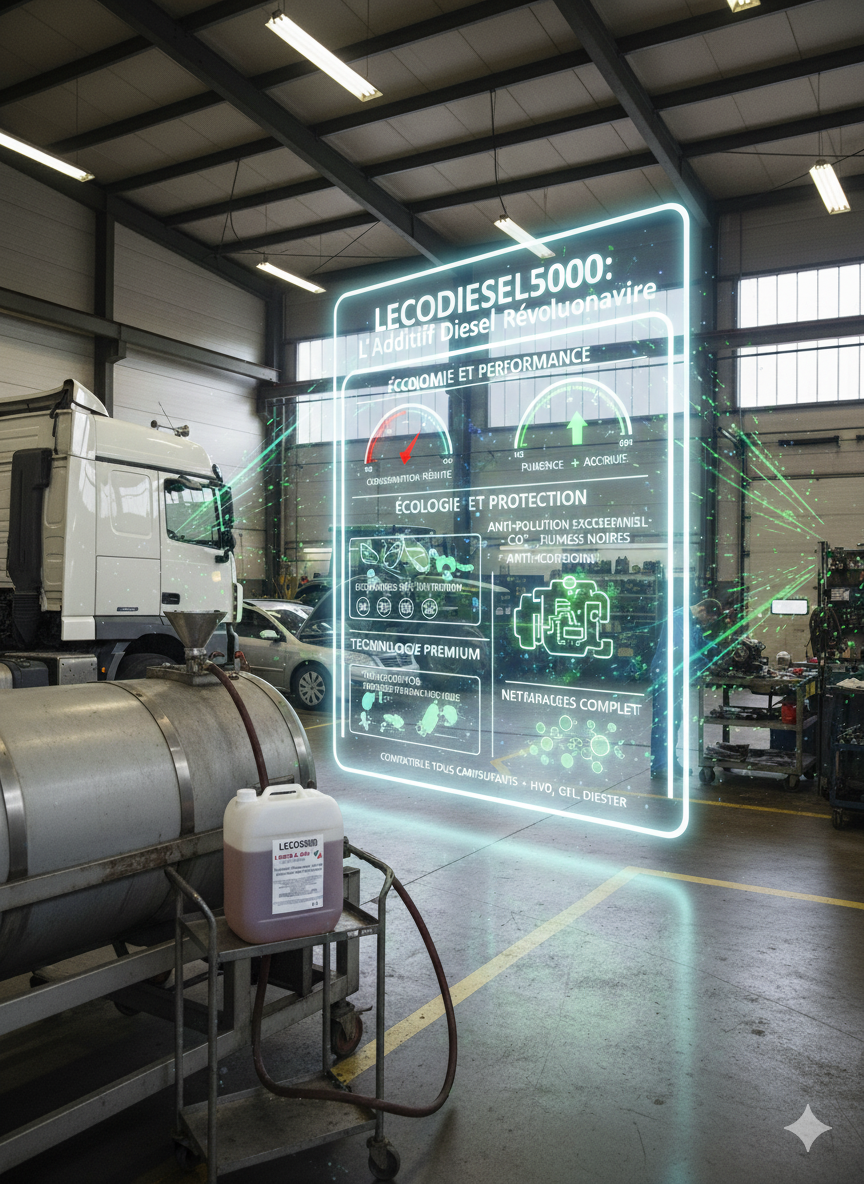 LECODIESEL5000 doseur Le traitement professionnel concentré 5L/10000L REF LLP604