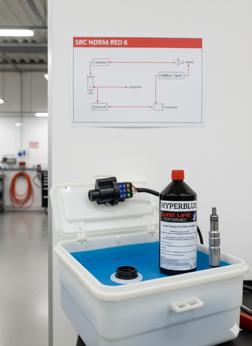 HYPERBLUE Traitement Détergent Anti-Cristaux pour AdBlue® Curatif/Préventif 1L