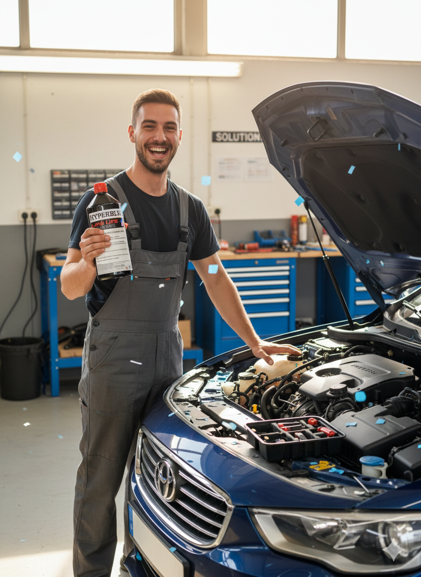 HYPERBLUE Traitement Détergent Anti-Cristaux pour AdBlue® Curatif/Préventif 1L