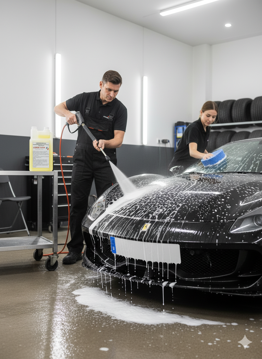 HYPERNETTOYANT Le Super Détergent Auto-Polissant Ultra-Rapide 1L doseur LLP800