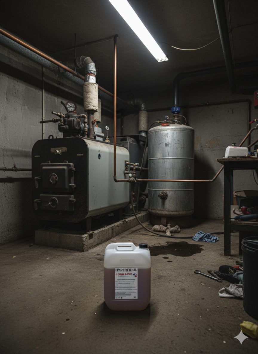 HYPERFIOUL Catalyseur de Combustion pour Fiouls 10000L 5L réf LLP022