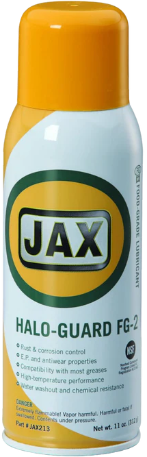 Graisse Alimentaire JAX –5°C à 180°C Professionnel  Aérosol 395ml - Réf. JAX213EU
