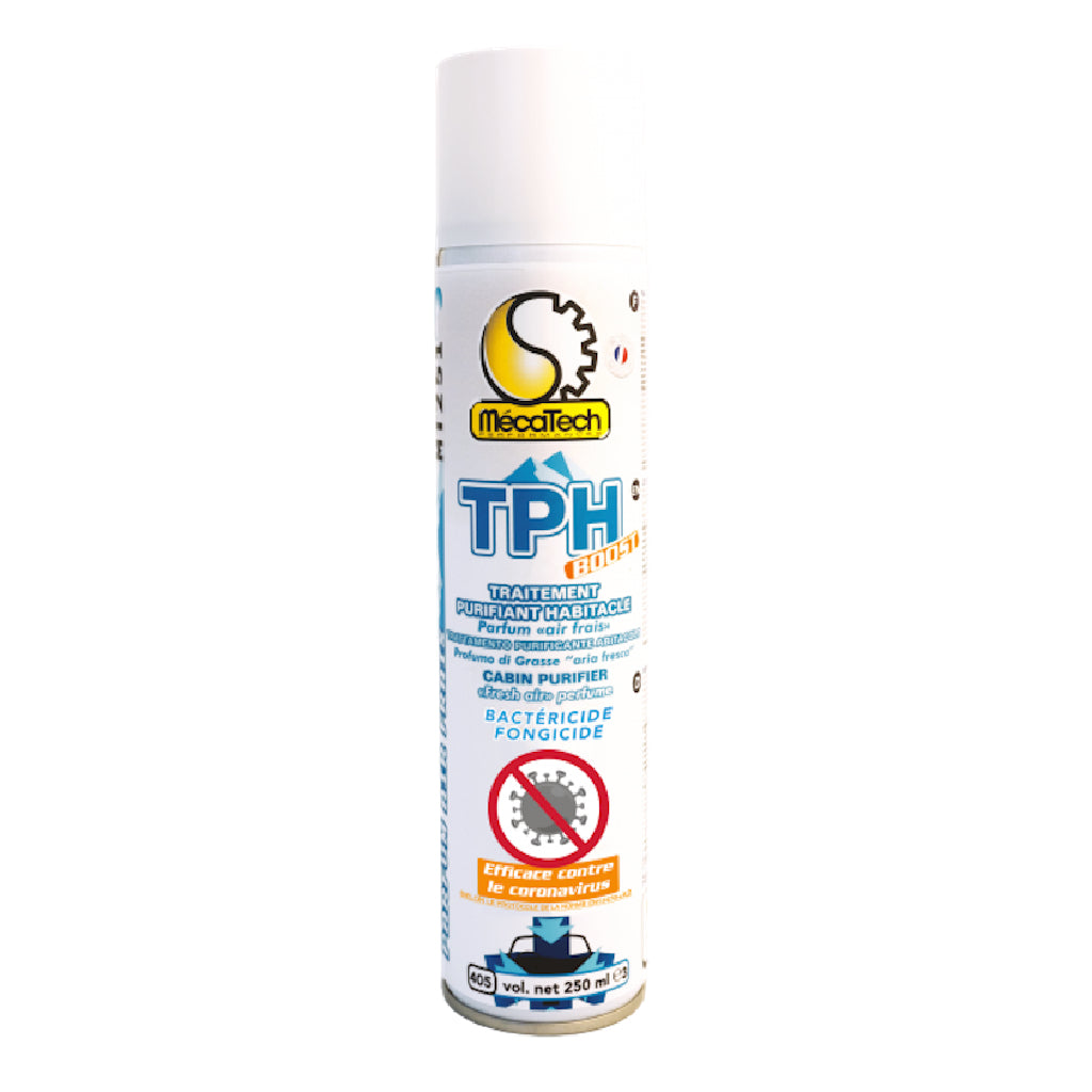 TPH BOOST Nettoyant Désinfectent Climatisation et habitacle Aérosol de 405/250 ml MT251