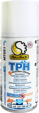 TPH Air frais Désinfectant Auto-percutant One Shot Aérosol Désodorisant Professionnel 210 / 125 ml - MT051