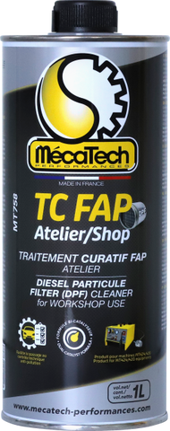 Traitement CURATIF pour filtre à particules TC FAP ATELIER/SHOP  Bidon de 1 Litre MECATECH MT758
