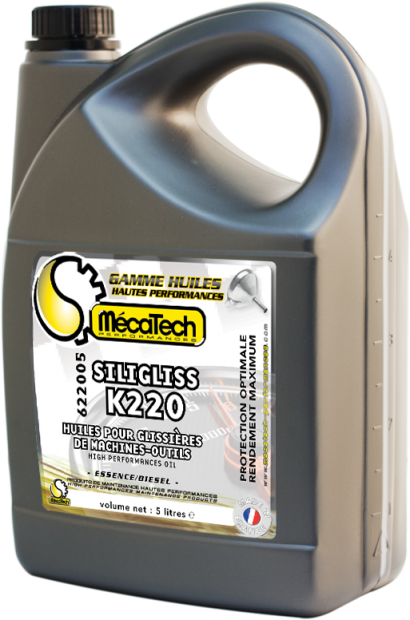 Huile de Glissières SILIGLISS K220 Bidon de 5 Litres REF 622005