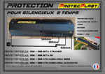 Protection Silencieux 2 Temps PPS - PROTECPLAST